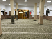 فرش مسجد الزبيدات في غور الاردن بالسجّاد الجديد